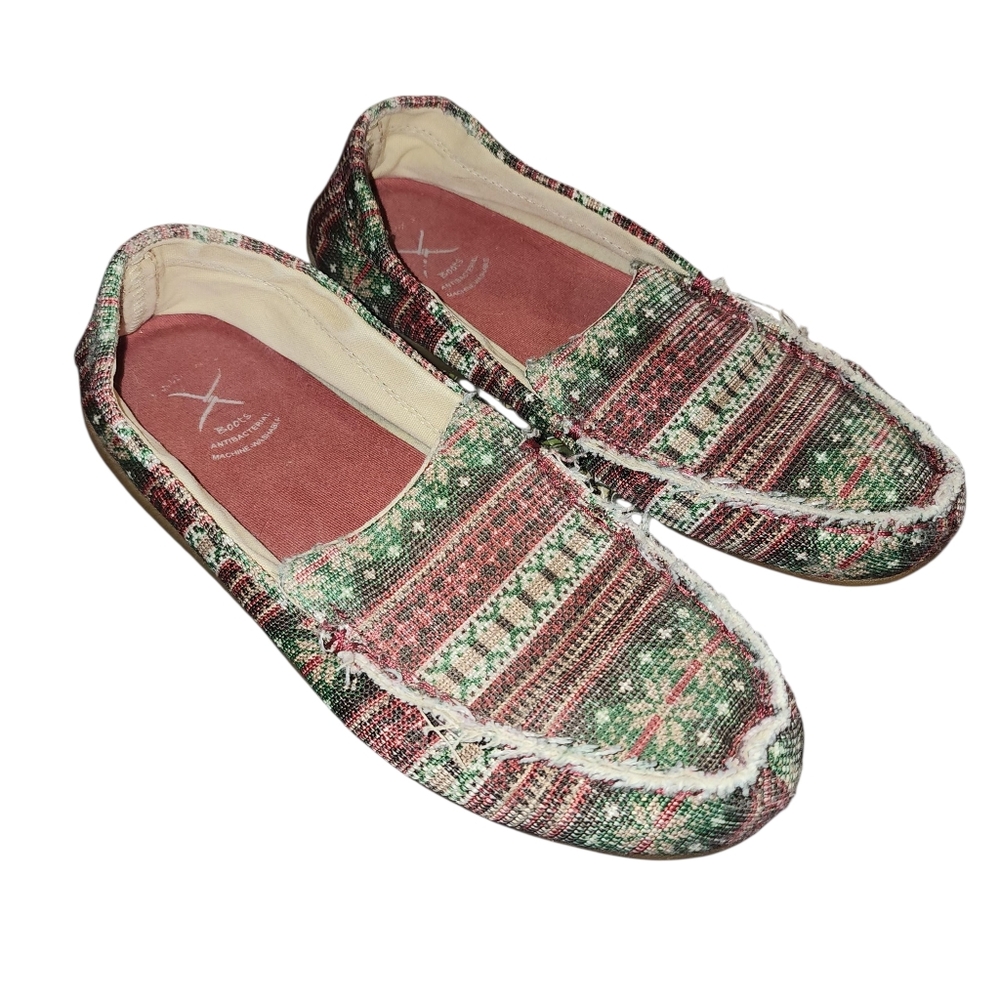 Twisted X Western Slippers Womens Loafers Canvas Multi Color WSR0005